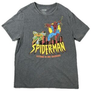 Large- Spider-man Graphic T-Shirt (pre-owned But Never Used)